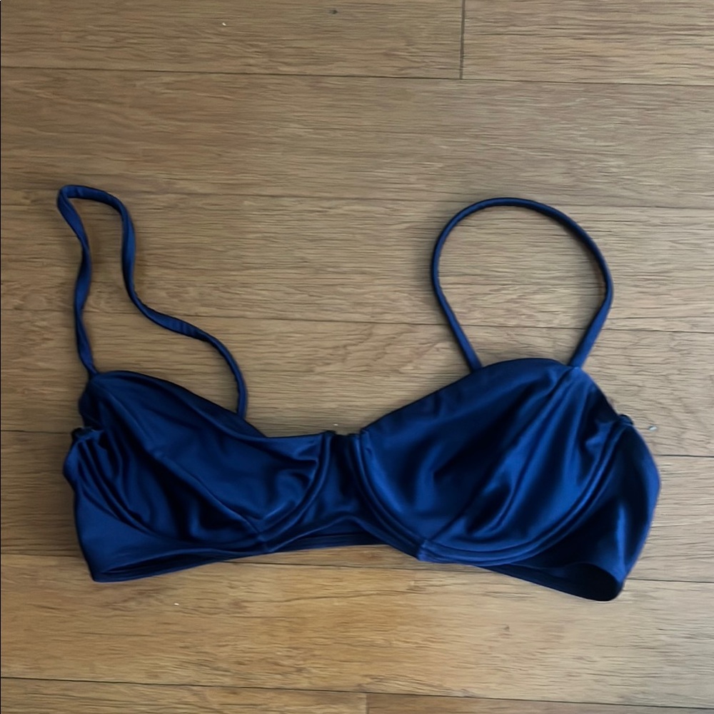 American Apparel Navy Bikini Top